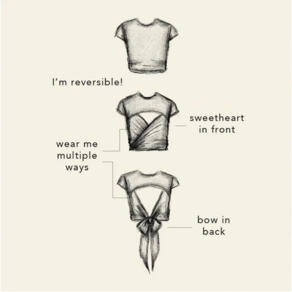 Blogilates Reversible Bow Back Tee - Picture 7 of 7